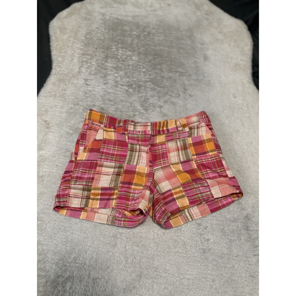 Tommy Hilfiger Women's Shorts Patchwork Size 8‎ Cotton Inseam 4